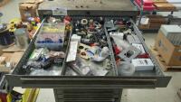 Lyon 17-Drawer Parts Cabinet with Contents of Electrical Supplies - 3