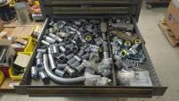 Lyon 17-Drawer Parts Cabinet with Contents of Electrical Supplies - 7