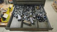Lyon 17-Drawer Parts Cabinet with Contents of Electrical Supplies - 9