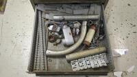 Lyon 17-Drawer Parts Cabinet with Contents of Electrical Supplies - 19