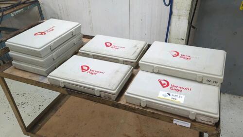(8) Vermont Gage Pin Gage Sets