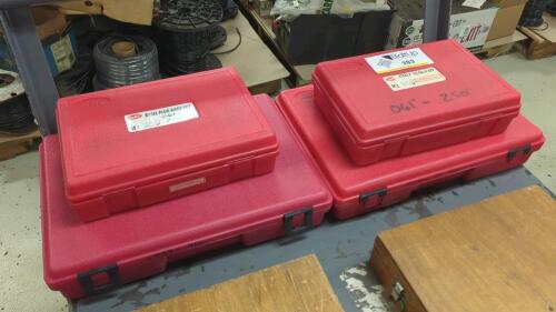 (4) MHE Steel Plug Gage Sets