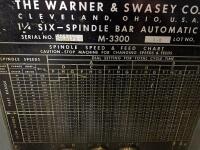 Warner & Swasey M-3300 1-1/4" 6-Spindle Bar Automatic Screw Machine - 2