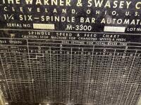 Warner & Swasey M-3300 1-1/4" 6-Spindle Bar Automatic Screw Machine - 2