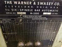 Warner & Swasey M-3300 1-1/4" 6-Spindle Bar Automatic Screw Machine - 2