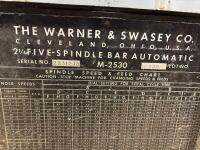 Warner & Swasey M-2530 1-3/4" 5-Spindle Bar Automatic Screw Machine - 2