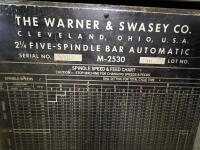 Warner & Swasey M-2530 1-3/4" 5-Spindle Bar Automatic Screw Machine - 2
