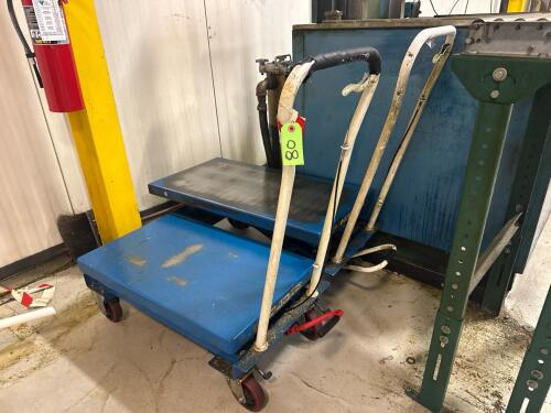 (2) GS Hydraulic Lift Carts