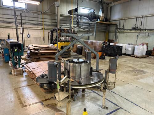 Crown Unlimited Machine Vertical Tube Uncoiler