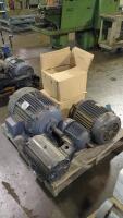 (6) Pallets of New & Used Motors - 15