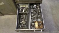 Assorted Carts and Cabinetry with Contents of Tooling & Machine Accessories - 19