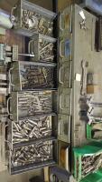 Work Bench with Contents of Machine Accessories - 7