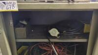 Work Bench with Contents of Machine Accessories - 8