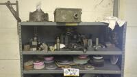 Adjustabel Shelving Unit with Contents of Machine Tooling & Accessories - 2