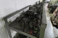 Steel Shelving Unit with Contents of Turret Lathe Tooling - 2