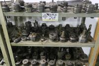 Steel Shelving Unit with Contents of Turret Lathe Tooling - 3