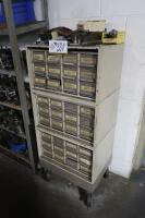 36-Drawer Parts Cabinet with Contents of Assorted Tooling