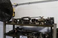 Steel Adjustable Shelving Unit with Contents of Warner Swasey Chucker Tooling