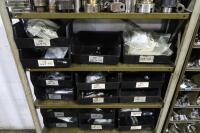 Steel Adjustable Shelving Unit with Contents of Warner Swasey Chucker Tooling - 6