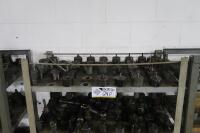 Steel Shelving Unit with Contents of Turret Lathe Tooling
