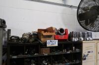 Steel Adjustable Shelving Unit with Contents of Warner Swasey Chucker Tooling