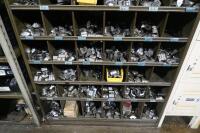 Steel Adjustable Shelving Unit with Contents of Warner Swasey Chucker Tooling - 5