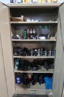 2-Door Cabinet with Contents of CNC Lathe Tooling - 7