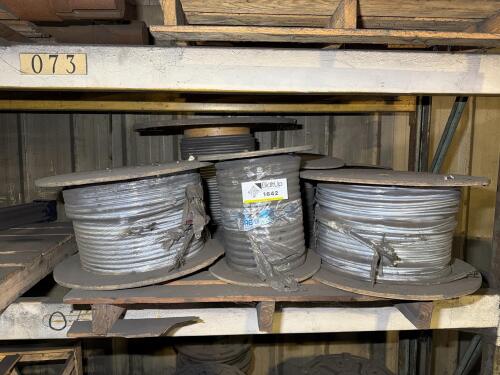 Spools of Assorted Cable