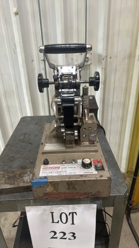 Ctk Hot Marker Stamp Machine, Model: H402-Fc With Metal Table