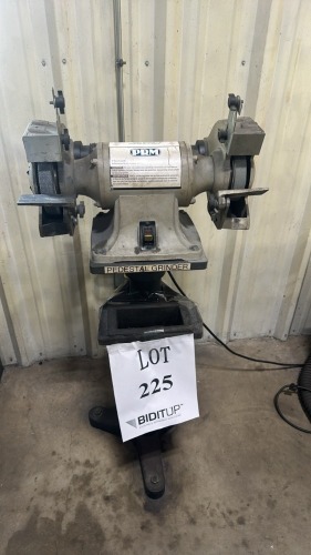 Prm Dual 8&rdquo; Bench Grinder With Pedestal, Model: Pr738, 3/4 Hp, 3450 Rpm, 120/240V, 7/3.5 Amps, 60 Hz