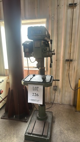 Ellis 9400 Variable Speed Drill Press With (2) Jacobs Super Chucks And Mitsubishi D700 Inverter