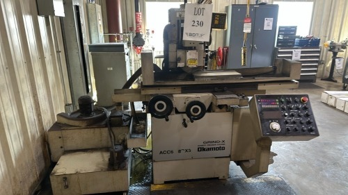 Okamoto Acc6-18Dx3 High Precision Hydraulic Surface Grinder, Serial No. 45960