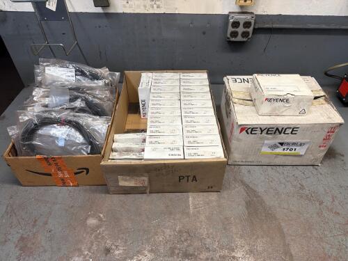 Assorted Keyence Safety Interlocking Switch with Cables