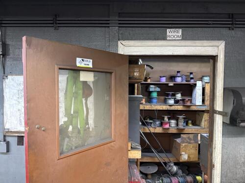 Contents of Wire Room