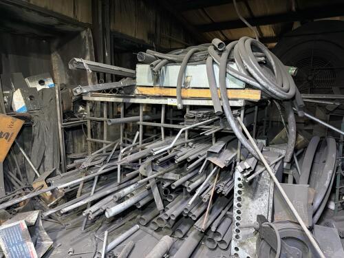 Electrical Conduit and Elbows with Rack