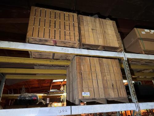 (5) Crates / (1) Pallet of Metal Scoops for Foundry 1 Shot Blast Elevator