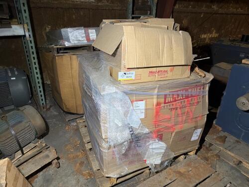 (2) Crates of Plastic Scoops for Foundry 1 Shot Blast Elevator