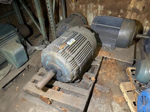 (4) Assorted 150HP Motors