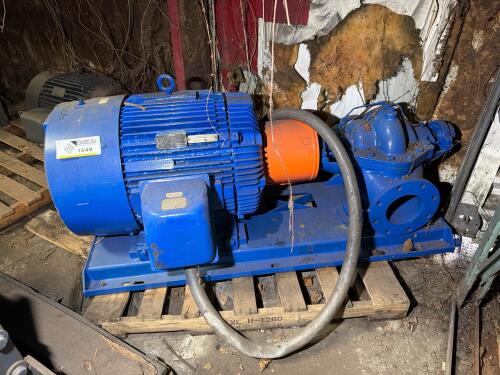 100HP, 3565RPM, 405TS Frame Motor, w/ Pump