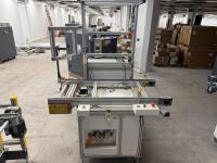 UNLOADING STATION AUTOMATED CONVEYOR TRANSFER WORKSTATION USED