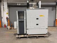KEYENCE YV04 FIBER LASER CUTTING ENCLOSURE W/ PFANNENBERG DTS3041 COOLING UNIT USED