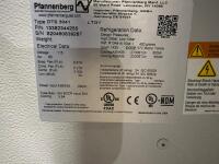 KEYENCE YV04 FIBER LASER CUTTING ENCLOSURE W/ PFANNENBERG DTS3041 COOLING UNIT USED - 3