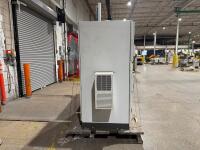 KEYENCE YV04 FIBER LASER CUTTING ENCLOSURE W/ PFANNENBERG DTS3041 COOLING UNIT USED - 4