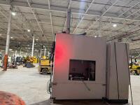 KEYENCE YV04 FIBER LASER CUTTING ENCLOSURE W/ PFANNENBERG DTS3041 COOLING UNIT USED - 5
