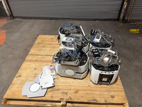 LOT OF 4 OMRON LD90X MOBILE ROBOT SCRAP / PARTS UNIT