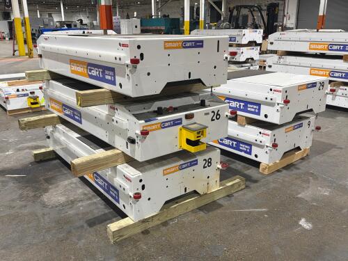 DAIFUKU 300-TT 2400 LBS AUTOMATED TUNNEL TUGGER SMARTCART LOT OF 5 USED