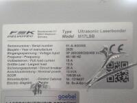 2020 FEK DELVOTEC M17LSB ULTRASONIC LASERBONDER USED - 11