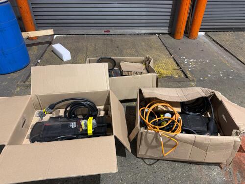 LOT OF 3 CHARGEPOINT GW RFID DUAL 18 GW RFID SNG 18 EV CHARGE STATION HEAD LOT OF 3 NEW