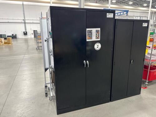 Steel storage cabinet