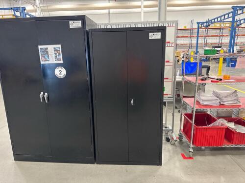Steel storage cabinet